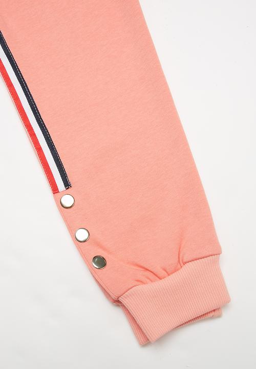 Pop Candy - Girls stripe joggers - pink