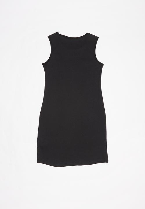 GUESS - Teens double tri jordan dress - black