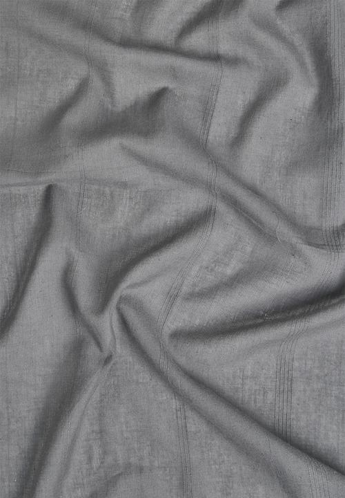 Sixth Floor - Textured sheer eyelet curtain - grey