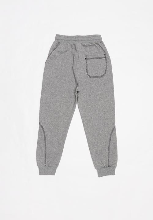 Pop Candy - Boys joggers detailed lining - grey 