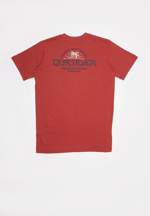 Quiksilver - Rise and shine tee - red