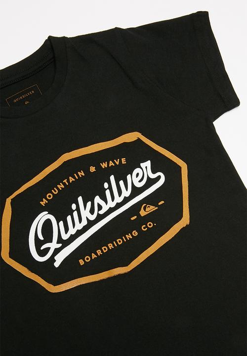 Quiksilver - Live on the edge tee - black