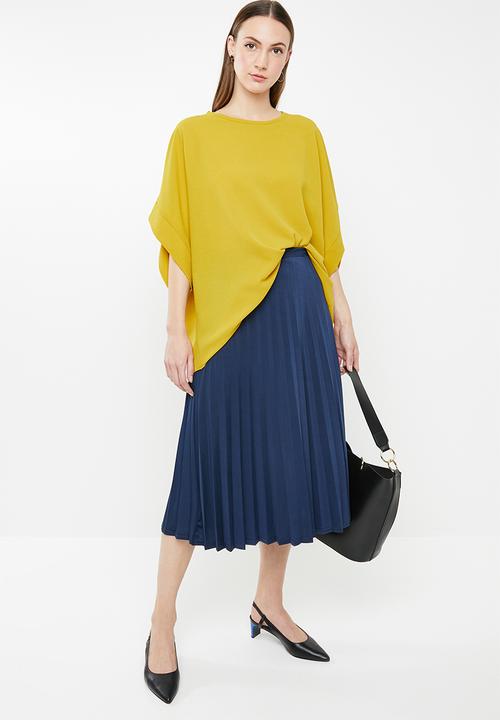 edit - Kimono sleeve blouse - Yellow