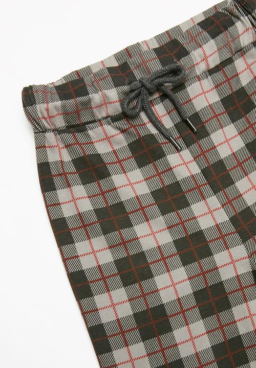 MINOTI - Boys checked long sleeve pyjama set - multi