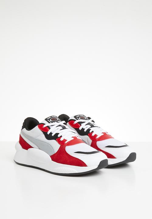 PUMA - Rs 9.8 space jr  - white-high/risk red