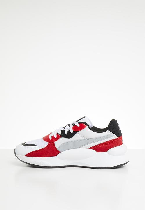 PUMA - Rs 9.8 space jr  - white-high/risk red