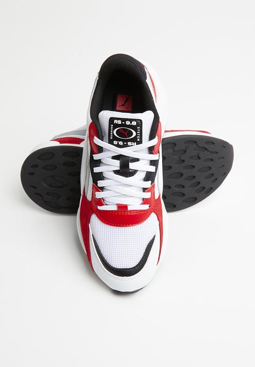 PUMA - Rs 9.8 space jr  - white-high/risk red