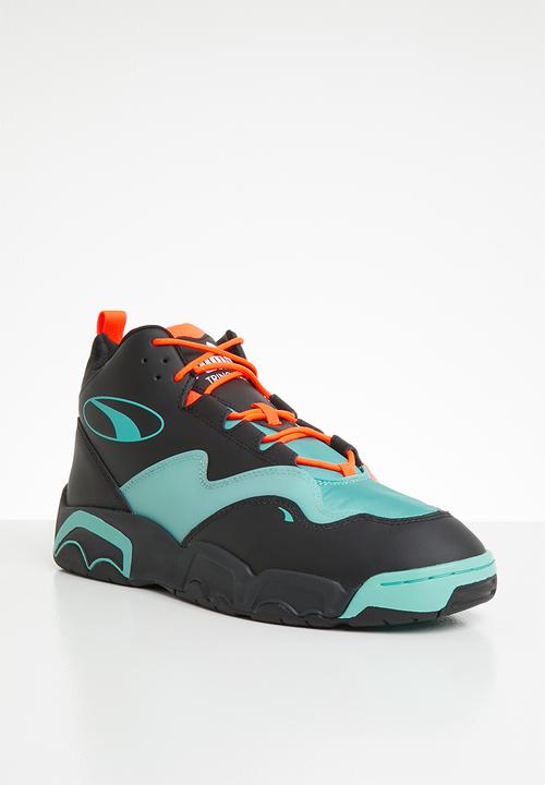 PUMA - Source mid buzzer - puma black/orange/blue turquoise