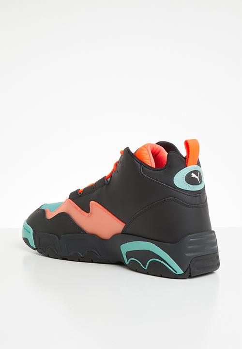PUMA - Source mid buzzer - puma black/orange/blue turquoise