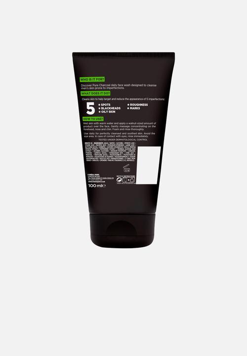 L'Oreal Men Expert - Pure Charcoal Face Wash - 100ml