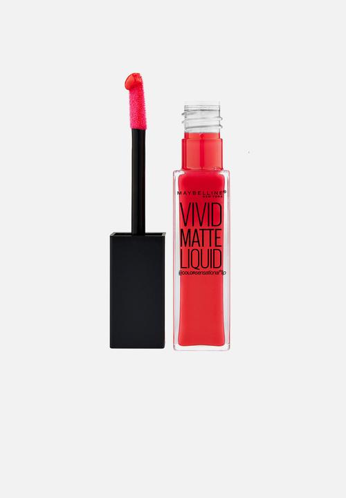 Maybelline - Color Sensational Vivid Matte Liquid Lips - Coral Courage
