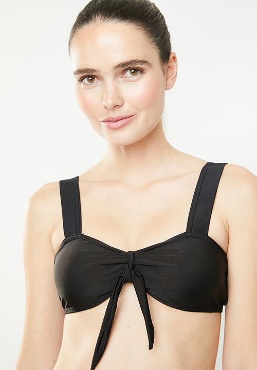 Brave Soul - Tina bikini top - black