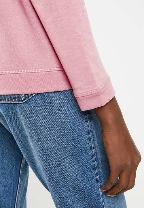 STYLE REPUBLIC - Lace inset sweater - pink
