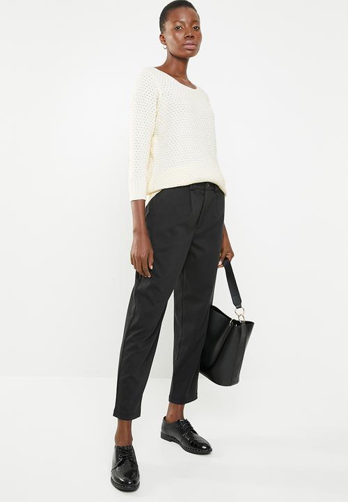 STYLE REPUBLIC - Textured crew neck knit - cream 