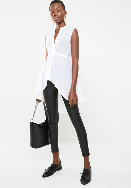STYLE REPUBLIC - Hi-low volume blouse - white