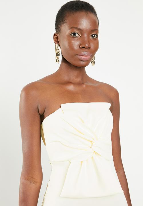 STYLE REPUBLIC - Twist front dress - cream