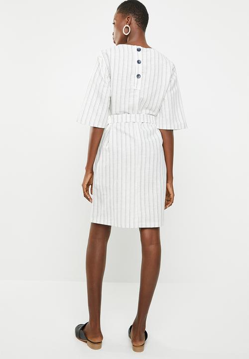 STYLE REPUBLIC - Structured volume dress - neutral