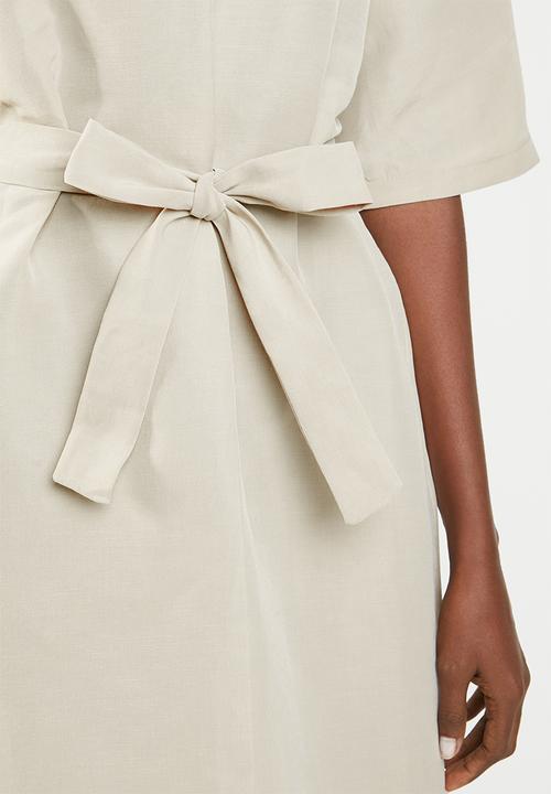 STYLE REPUBLIC - Structured volume dress - beige