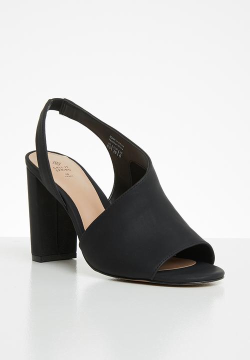 Call It Spring - Samual heel - black 