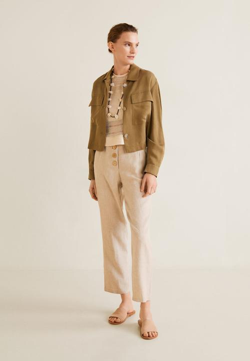 MANGO - Bhavna top - beige 