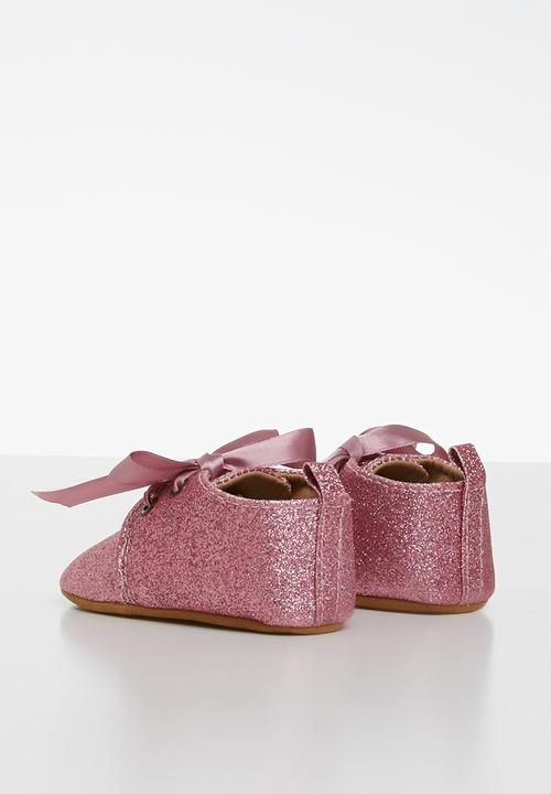 Pop Candy - Glitter pump with bow - pink