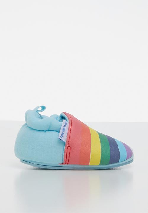Pop Candy - Rainbow slip on - blue 