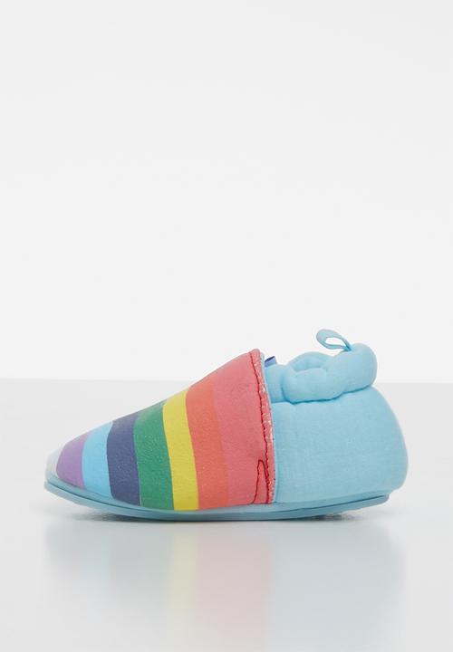 Pop Candy - Rainbow slip on - blue 