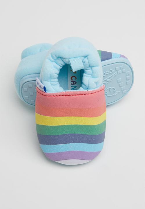 Pop Candy - Rainbow slip on - blue 