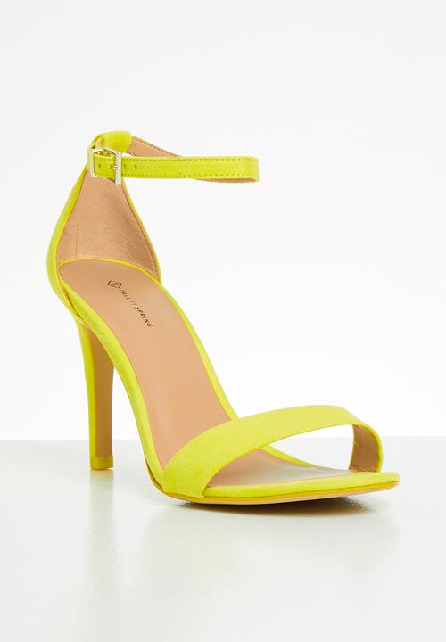Call It Spring - Ahlberg stiletto heel - neon yellow