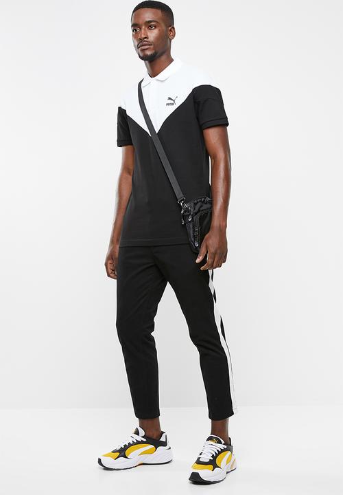 PUMA - Iconic mcs polo pique - black