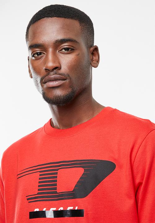 Diesel  - T-just-y4 short sleeve tee - red