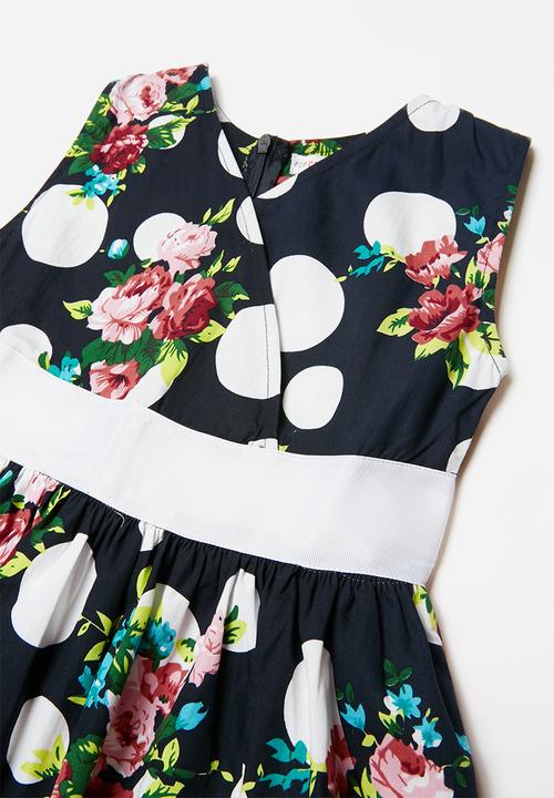 Pop Candy - Printed dress - navy