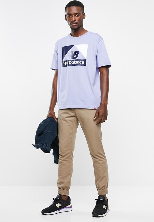New Balance  - Archive nb tee - purple