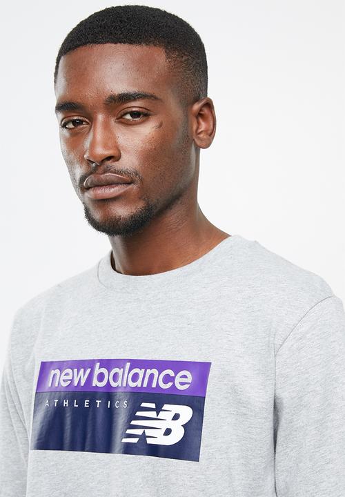 New Balance  - Archive banner tee - grey