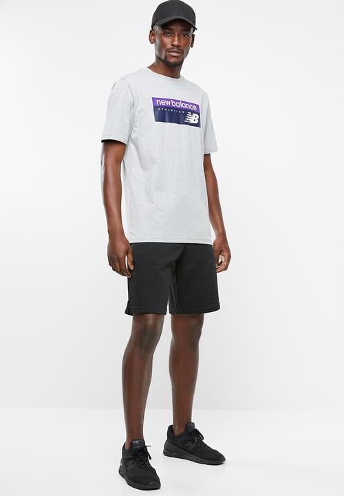New Balance  - Archive banner tee - grey