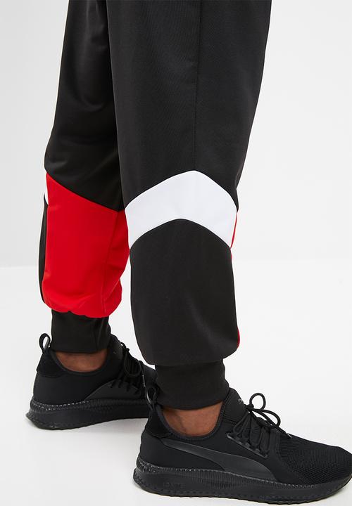 PUMA - Conic mcs track pant cuff - black & red