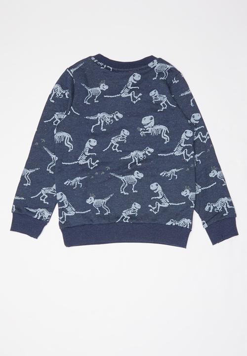 Pop Candy - Printed sweat top - navy
