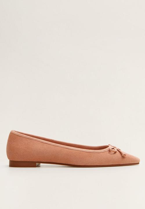 MANGO - Greta leather pump - pink