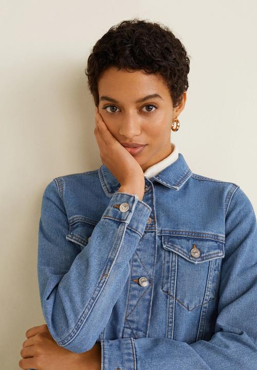MANGO - Vicky denim jacket - blue