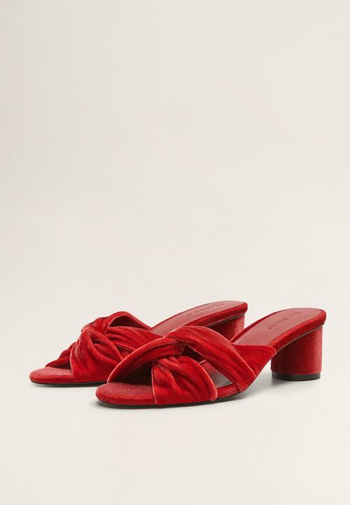 MANGO - Victoria heel - red