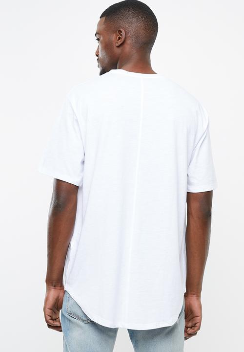 STYLE REPUBLIC - Scoop neck tee - white