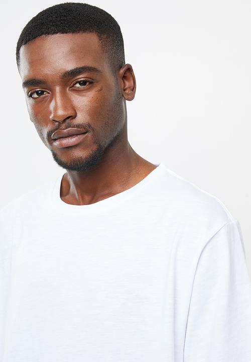 STYLE REPUBLIC - Scoop neck tee - white