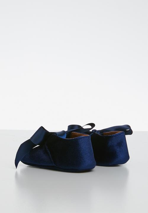 Pop Candy - Velvet pump - navy 