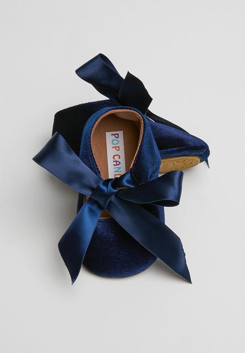 Pop Candy - Velvet pump - navy 