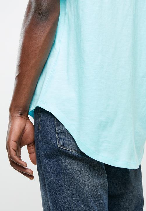 STYLE REPUBLIC - Scoop neck tee - blue