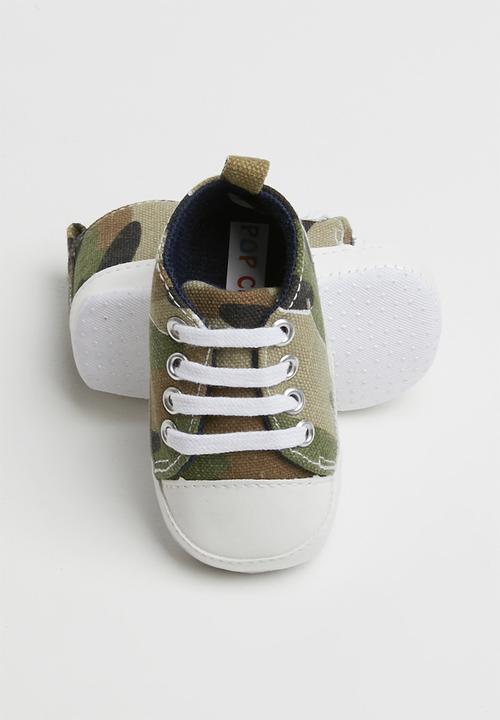 Pop Candy - Camo hi top sneaker
