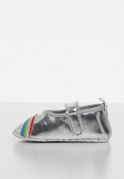 Pop Candy - Rainbow pump - silver 