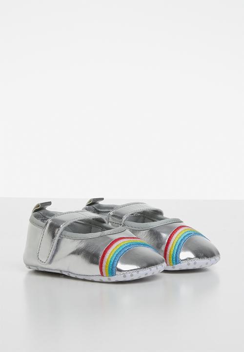 Pop Candy - Rainbow pump - silver 