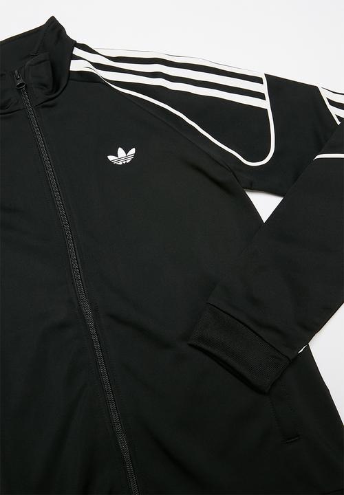 adidas Originals - Flamestrk tracksuit top - black & white
