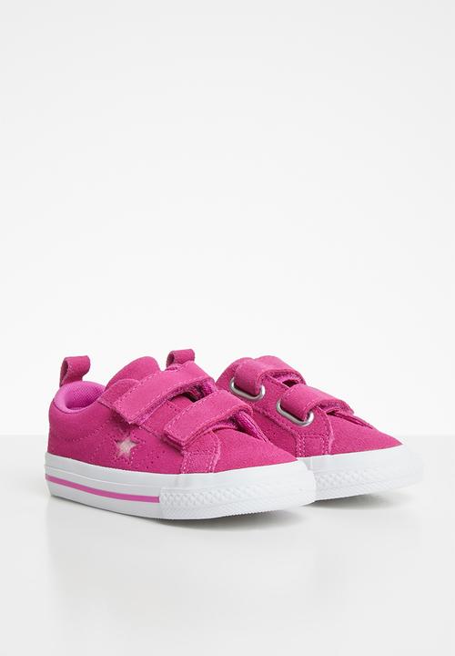 Converse - Kids One Star 2v ox sneaker - active fuchsia